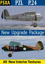 FSXA PZL P.24 Upgrade Package